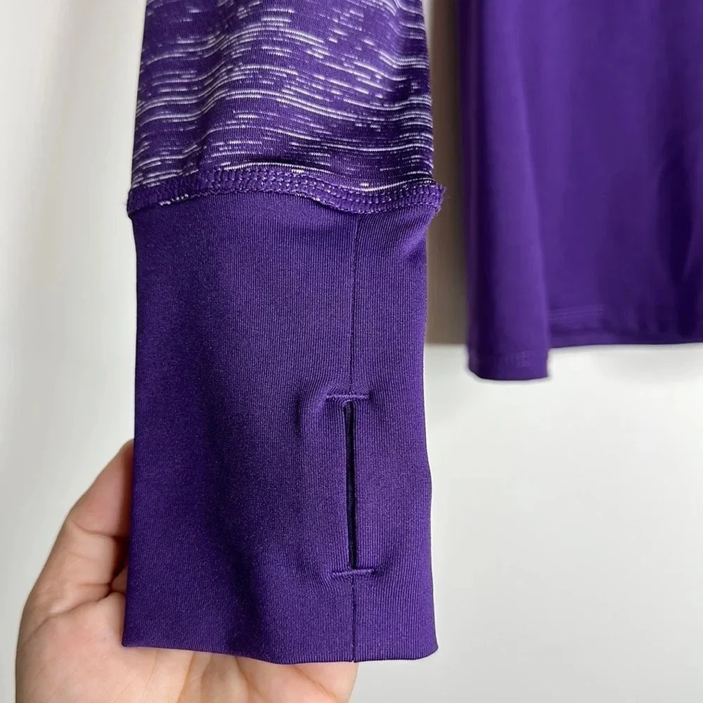 Head | women’s Tennis Pickle ball Athletic 1/4 zip pullover | purple | XS | NWT - Picture 3 of 7